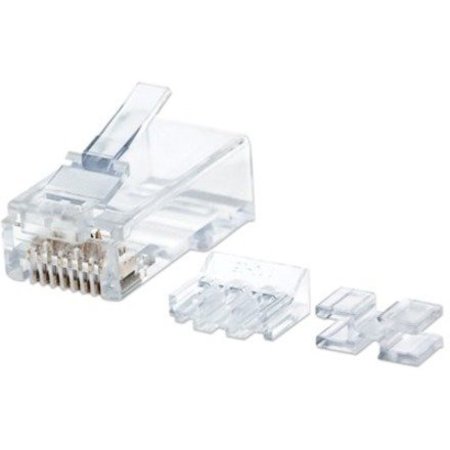 INTELLINET NETWORK SOLUTIONS Cat6 Rj45 Modular Plug. 50 Gold-Plated Contacts. Three-Prong Terminal 790536